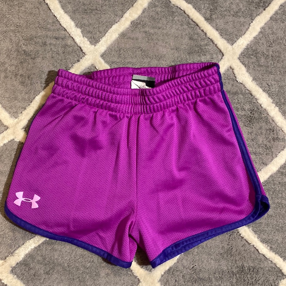 Purple Under Armour Shorts Size 6